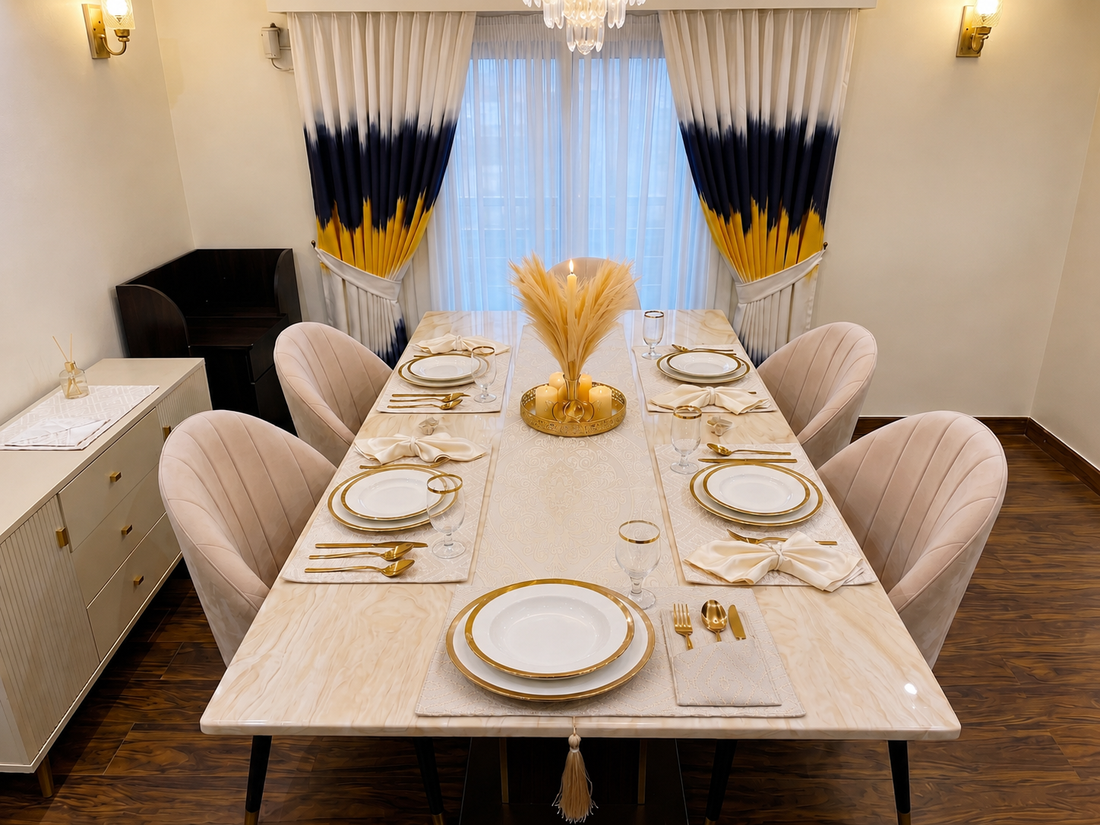 Dinning Mats | Ivory Royale  Runners Mats – Art 010