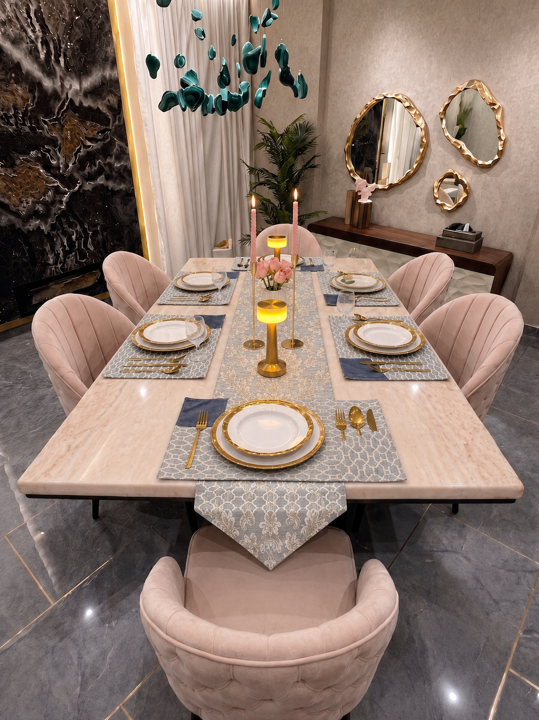 Dinning Mats | Platinum Grace – Art 011