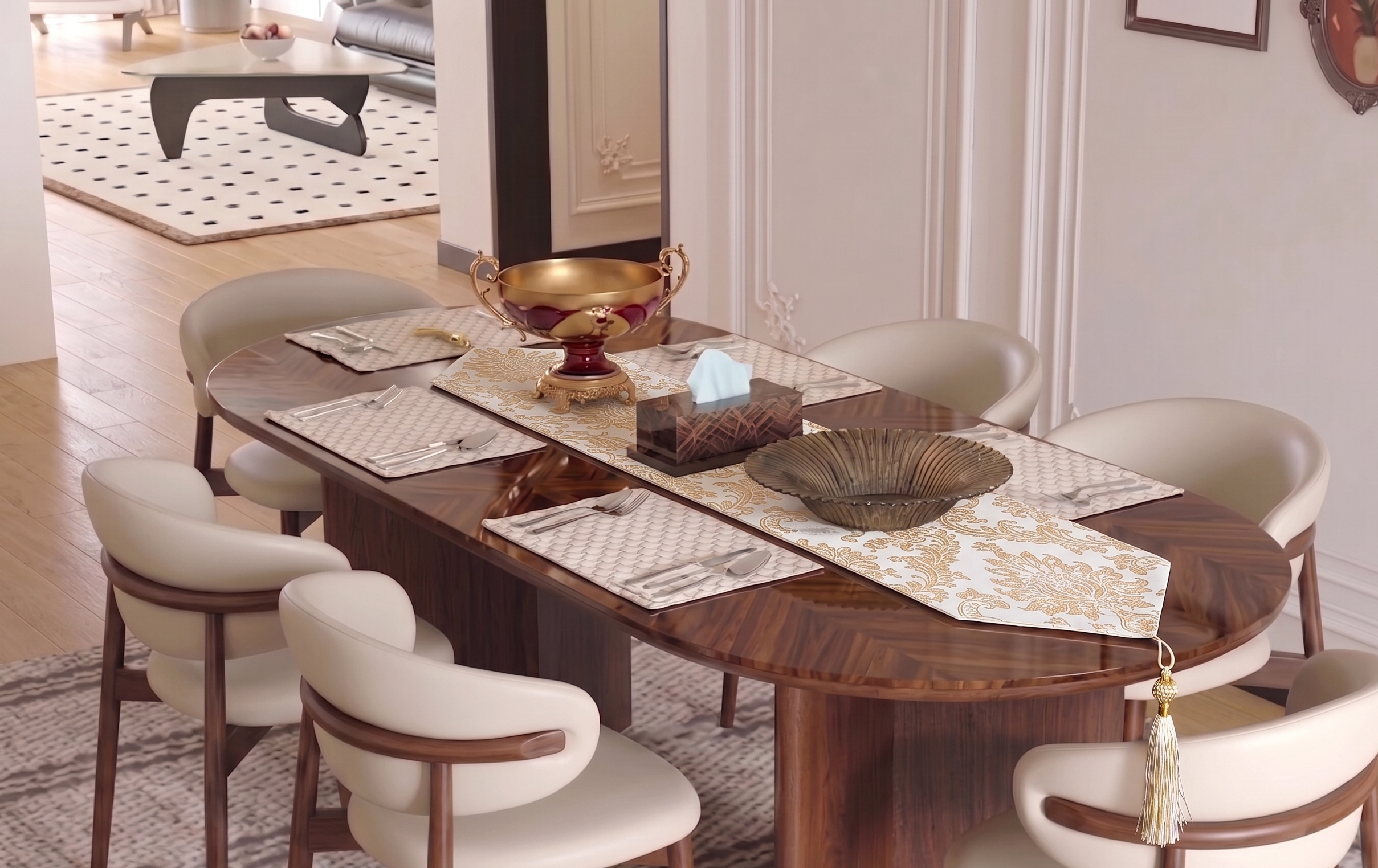 Crème Gold  Dining Mats  ART-CG 003