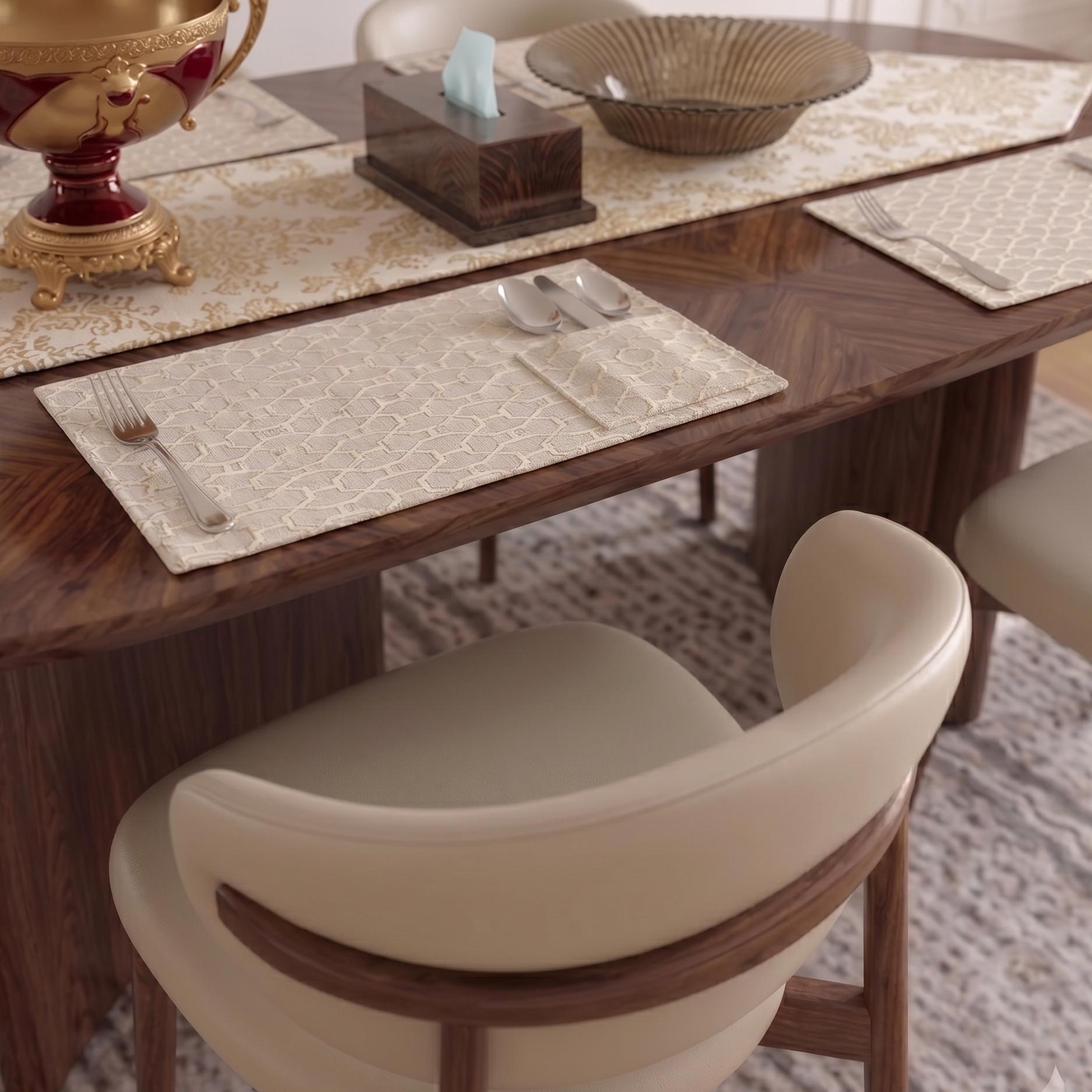 Crème Gold  Dining Mats  ART-CG 003